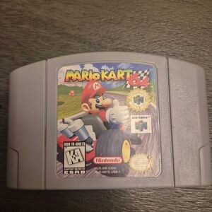 Nintendo Mario Kart 64 Game Cartridge - Gray